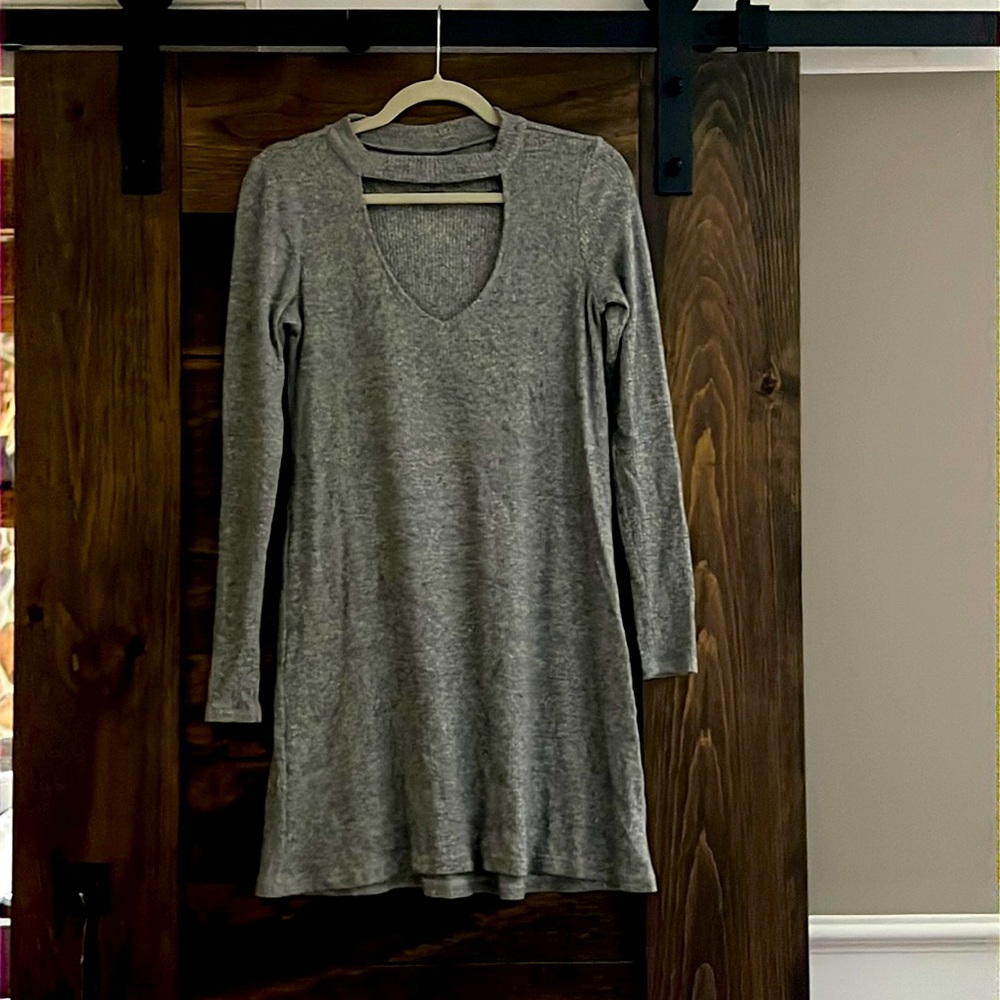 AE soft & sexy ribbed plush sweater dress